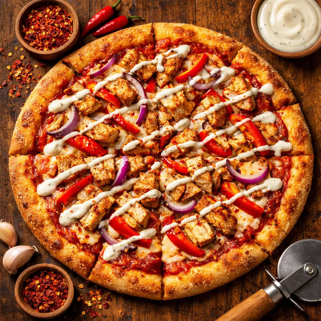 Spicy Chicken Pizza